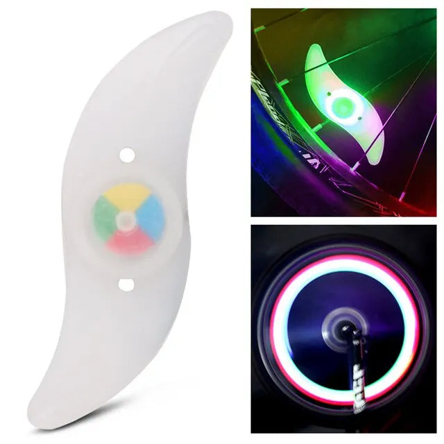 Colorful Bike Wheel Spoke Light Waterproof