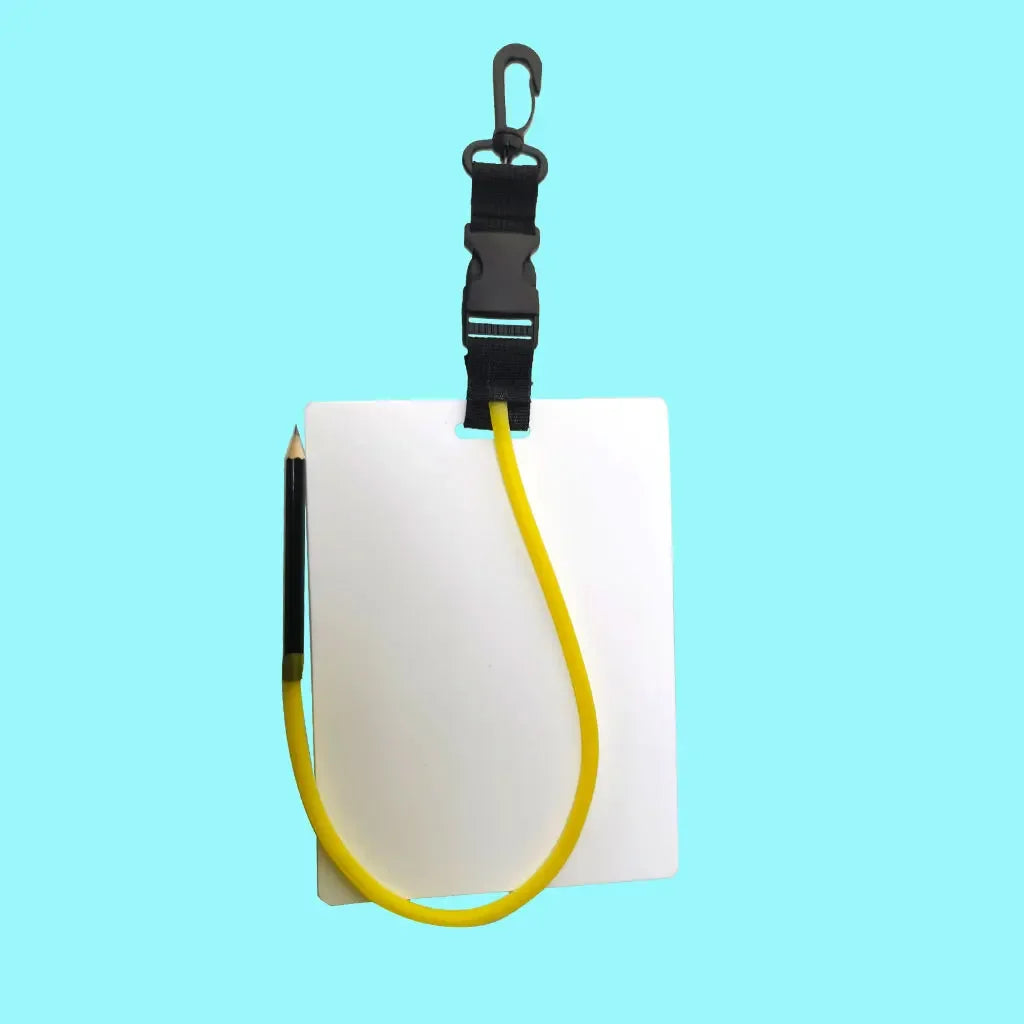 Scuba Diving Writing Slate Underwater Wordpad