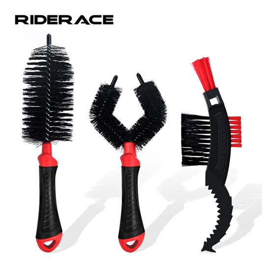 RIDERACE Chain Cleaner Portable Cycling Cleaning Brushes Kit MTB Scrubber Quick Washing Kit chain Maintenance Tools