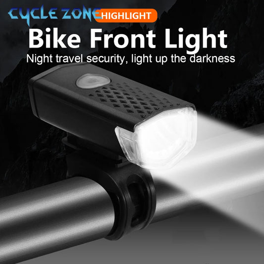 Bike Front Lights USB Rechargeable LED Bicycle Lamp for Night Riding