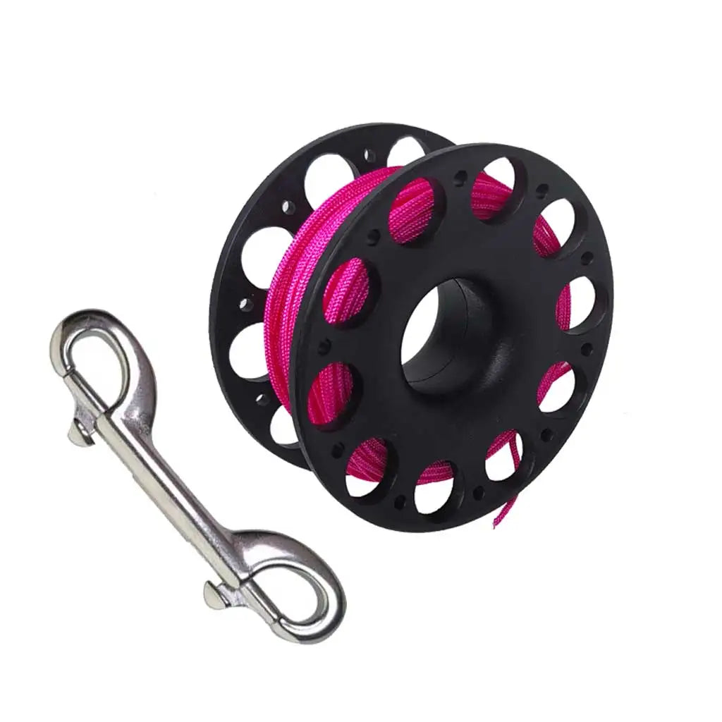 Scuba Diving Spool Finger Reel Cave Wreck Dive Safety Gear SMB Hook