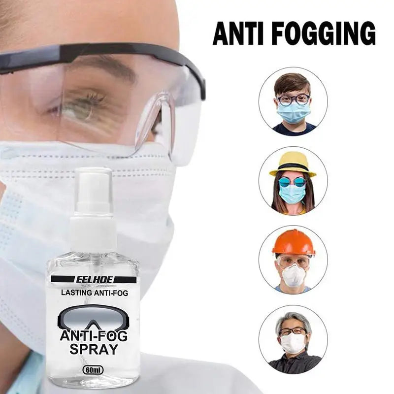Anti-Fog Spray For Swim Goggles Scuba Dive Mask Lens Cleaner 60ml