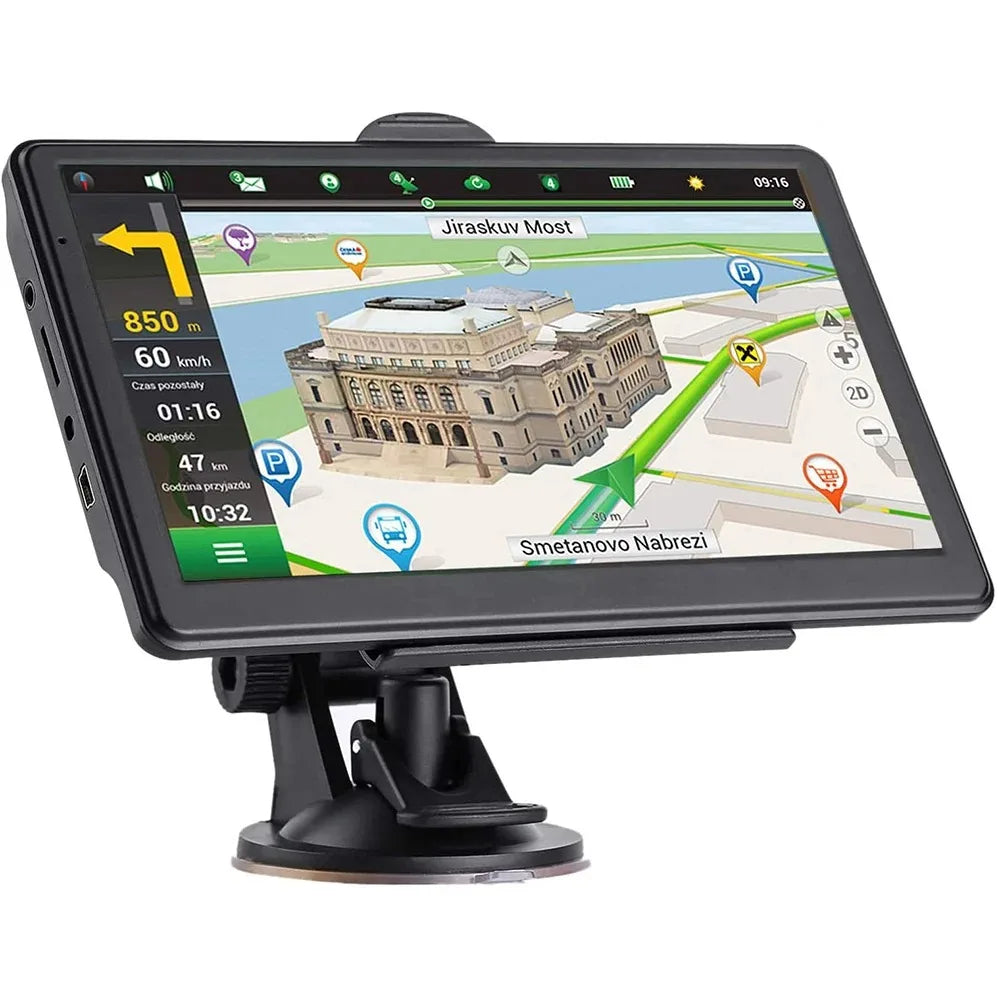 Europe Car GPS Navigation 7 Inch Touch Screen GPS Navigator